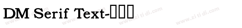 DM Serif Text字体转换